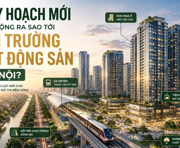 Quy hoạch mới tác động ra sao tới thị trường bất động sản Hà Nội?