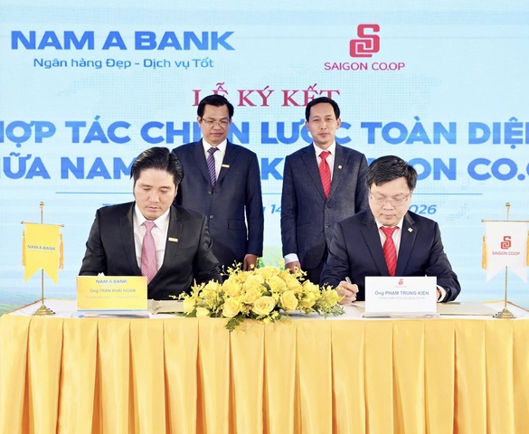 Nam A Bank hợp tác cùng Saigon Co.op phát triển mô hình hệ sinh thái tiêu dùng - tài chính tích hợp