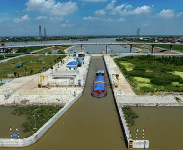 Kênh đào lớn nhất Việt Nam chính thức vận hành trở lại