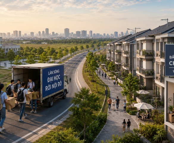 Làn sóng đại học rời nội đô: Bất động sản cho thuê ven Hà Nội bước vào cuộc chơi mới