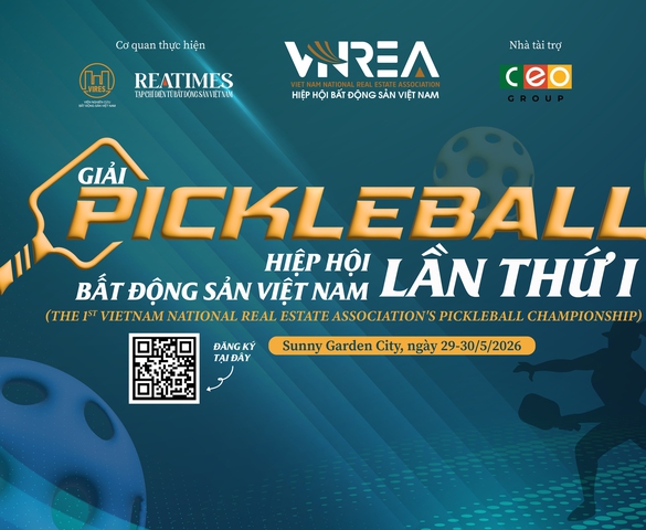 Chính thức phát động và mở cổng đăng ký Giải Pickleball Hiệp hội Bất động sản Việt Nam lần thứ I