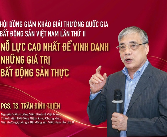 "Giải thưởng Quốc gia Bất động sản Việt Nam sẽ góp phần nuôi dưỡng khát vọng cho cộng đồng doanh nghiệp bất động sản"