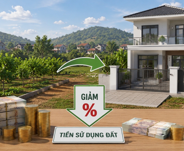 3 trường hợp sẽ được giảm tiền sử dụng đất khi chuyển từ đất vườn sang đất ở, điều kiện thế nào, chi tiết ra sao?