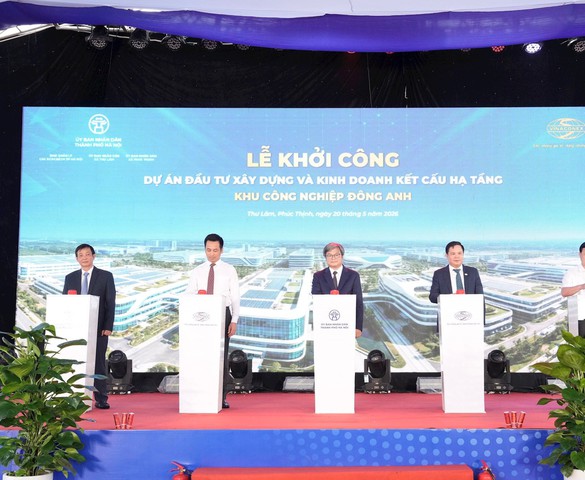 Hà Nội khởi công khu công nghiệp sinh thái - công nghệ cao hơn 6.300 tỷ tại cửa ngõ phía Bắc