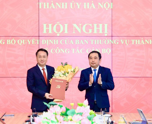 Ông Trần Đình Cảnh giữ chức Chủ nhiệm Ủy ban Kiểm tra Thành ủy Hà Nội