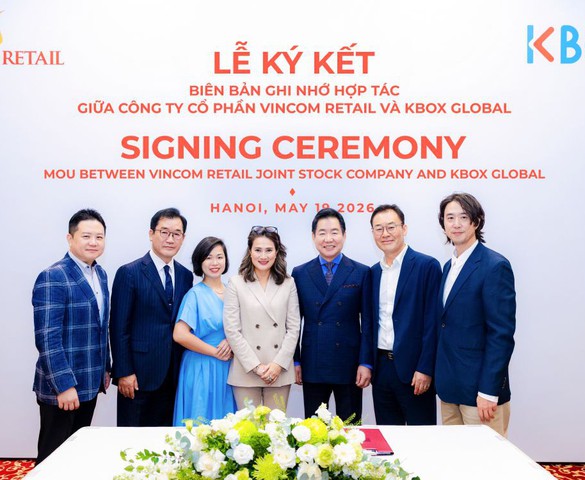 Vincom Retail tiếp tục chiến lược "đón sóng" thương hiệu quốc tế với cú bắt tay cùng K-Box Global