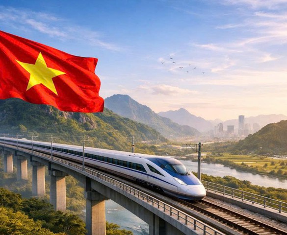 Tỉnh lớn thứ 3 Việt Nam đề xuất 'nắn' hướng tuyến đường sắt tốc độ cao 67 tỷ USD