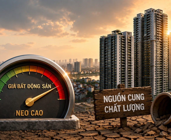 Giá bất động sản Hà Nội tiếp tục neo cao giữa 'cơn khát' nguồn cung chất lượng