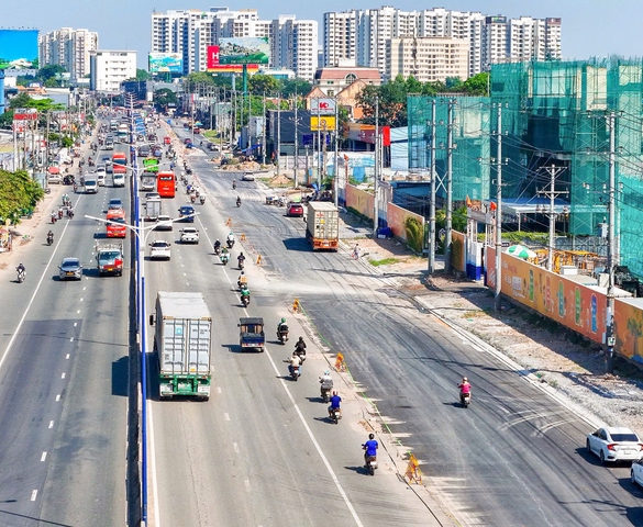 Đại lộ 14 làn xe làm thay đổi diện mạo thị trường bất động sản Đông Bắc TP.HCM