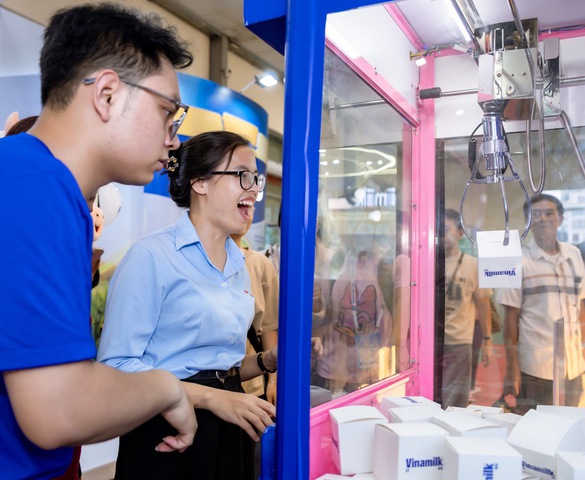 Trải nghiệm đa giác quan giúp gian hàng Vinamilk trở thành tâm điểm triển lãm sữa 2026