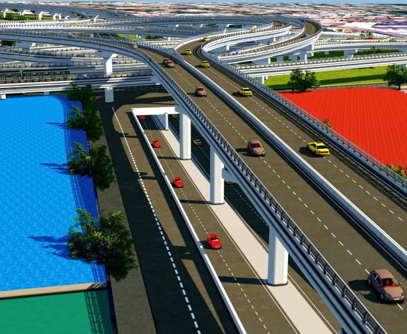 Thành phố trẻ và rộng nhất Việt Nam sắp làm tuyến đường trên cao hơn 16.000 tỷ: Sở hữu nút giao đa tầng, kết hợp hầm chui và cầu vượt