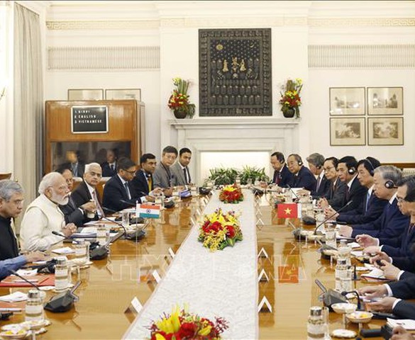 Tổng Bí thư, Chủ tịch nước Tô Lâm hội đàm với Thủ tướng Ấn Độ Narendra Modi