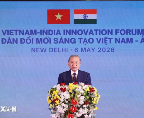 Tổng Bí thư, Chủ tịch nước phát biểu tại Diễn đàn Đổi mới sáng tạo Việt Nam-Ấn Độ