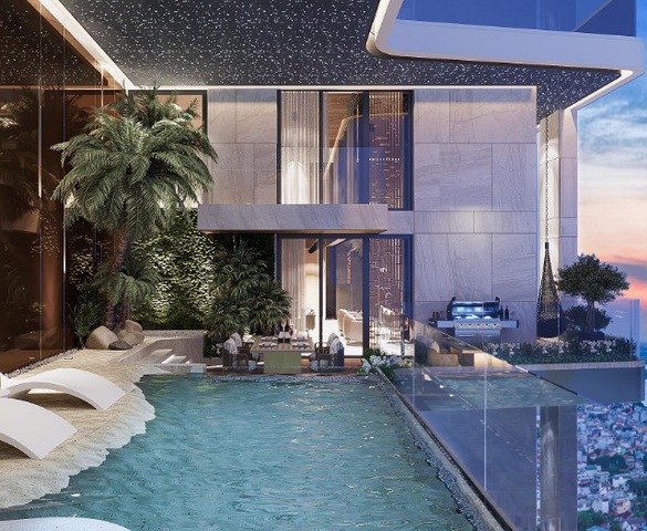 Dinh thự trên cao Sky Mansion: Chuẩn sống mới giữa không trung tại Tây Hồ
