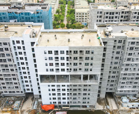 Cận cảnh nhà ở xã hội CT3 Kim Chung nơi hơn 3.600 người sắp bốc thăm online