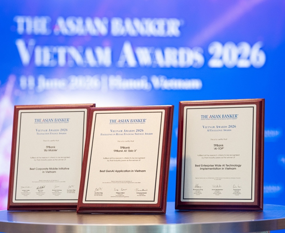 The Asian Banker vinh danh TPBank: Hattrick giải thưởng công nghệ minh chứng cho bước tiến số hóa vững chắc