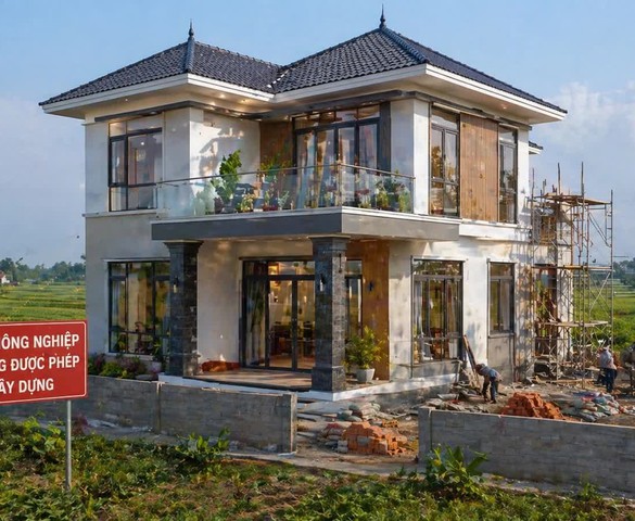 Từ bây giờ, có thể bị phạt đến 200 triệu nếu xây nhà trên đất nông nghiệp