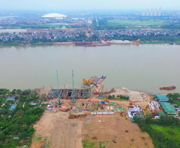 Tin vui về 6 cây cầu bắc qua sông Hồng, giảm áp lực giao thông cho trung tâm Thủ đô