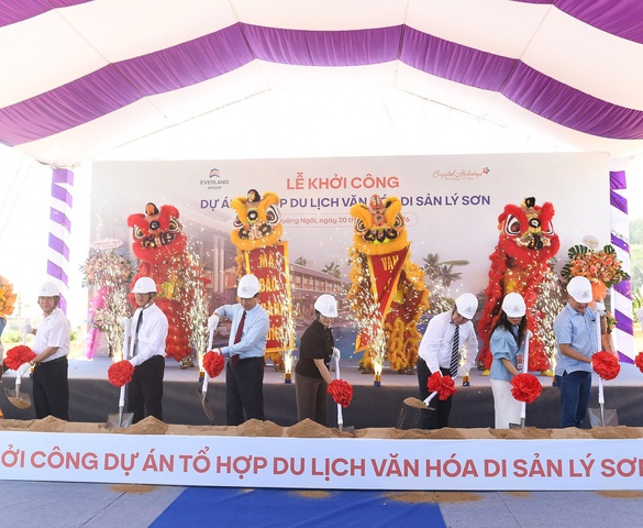 Khởi công Dự án Tổ hợp du lịch văn hóa di sản Lý Sơn, Chủ tịch Everland: “Một khu vườn cần cả đại bàng và chim sẻ”