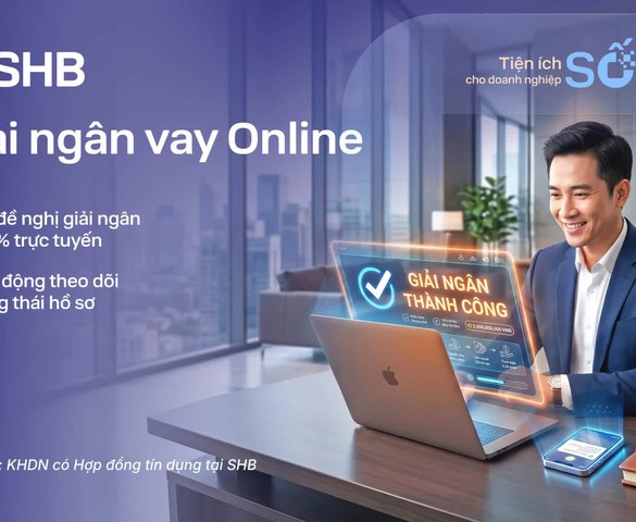 Từ sinh trắc học đến giải ngân online: SHB gia tăng tiện ích số dành cho khách hàng doanh nghiệp