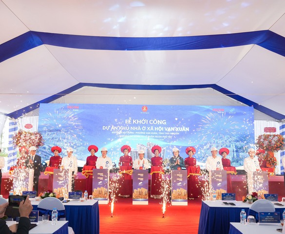FECON khởi công khu nhà ở xã hội hơn 1.223 tỷ đồng tại  Thái Nguyên