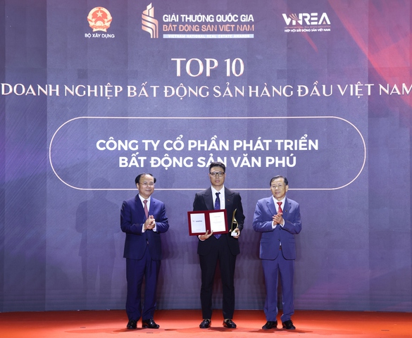 Kiên định triết lý "vị nhân sinh", Văn Phú thắng lớn tại Giải thưởng Quốc gia Bất động sản Việt Nam