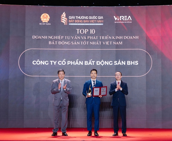 BHS Property nhận "cú đúp" tại Giải thưởng Quốc gia Bất động sản Việt Nam lần thứ II, khẳng định hiệu quả của mô hình chuỗi cung ứng bất động sản