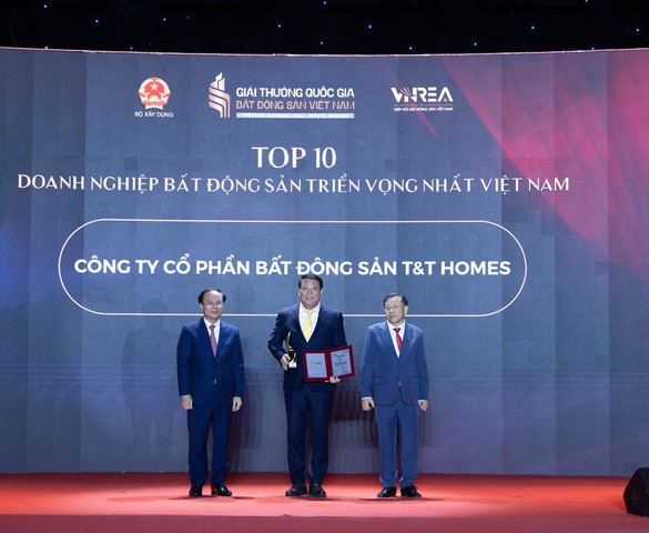 T&T Homes lập "cú đúp" tại Giải thưởng Quốc gia Bất động sản Việt Nam lần thứ II