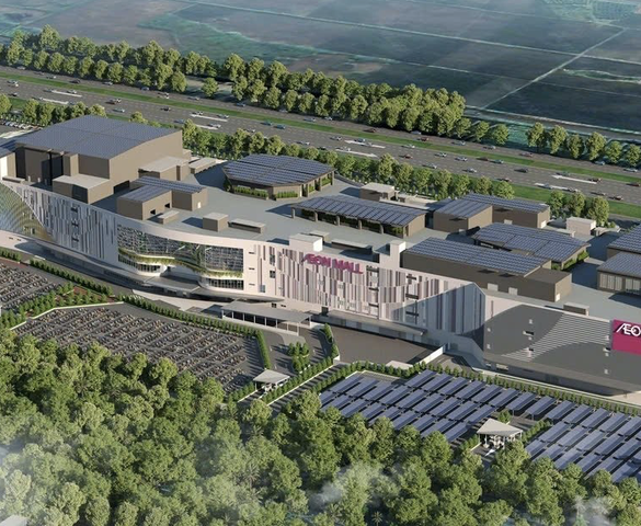 Sắp hoàn thành trung tâm thương mại Aeon Mall quy mô lớn nhất Việt Nam, vốn đầu tư hơn 4.000 tỷ