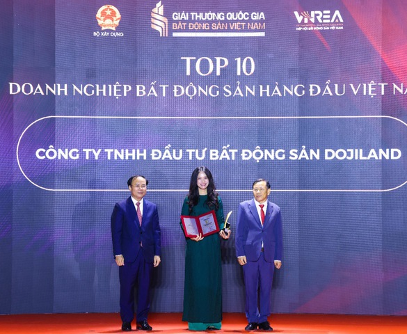 DOJILAND thắng lớn tại Giải thưởng Quốc gia Bất động sản Việt Nam