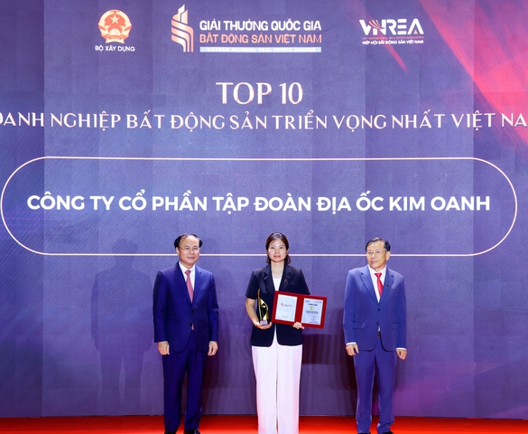 Kim Oanh Group thắng lớn tại Giải thưởng Quốc gia Bất động sản Việt Nam lần thứ II