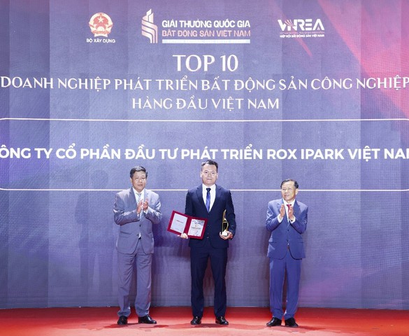 ROX iPark giành cú đúp tại Giải thưởng quốc gia Bất động sản Việt Nam