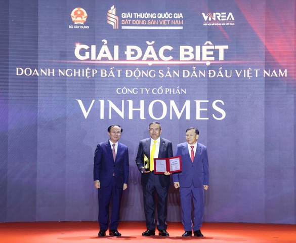 Vinhomes nhận "siêu giải thưởng" – dẫn đầu thị trường bất động sản Việt Nam