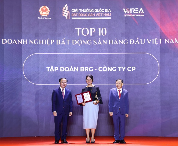 Tập đoàn BRG và Công ty Thành phố Thông minh Bắc Hà Nội nhận giải thưởng lớn