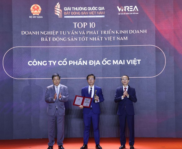 Trước thềm sinh nhật 7 tuổi, Mai Việt Land thắng lớn với "cú đúp" danh giá tại Giải thưởng Quốc gia Bất động sản Việt Nam lần thứ II