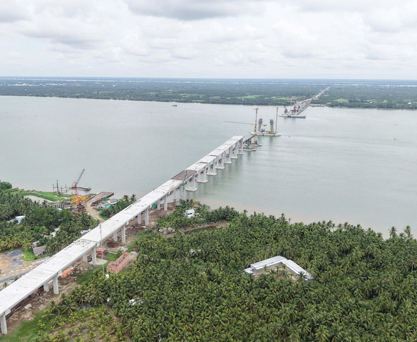 Cầu vượt sông 8.000 tỷ xoá bỏ toàn bộ các bến phà lâu đời, rút ngắn khoảng 80km từ miền Tây đến TP. HCM: Phấn đấu hoàn thành sớm 6 tháng