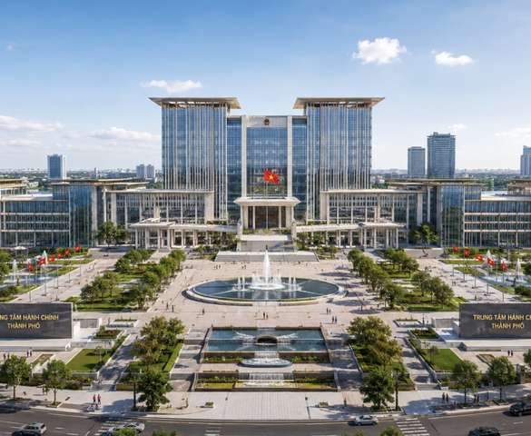 Chỉ 1 tháng nữa, Việt Nam sẽ khởi công trung tâm hành chính hơn 100ha: Là nơi làm việc của trên 4.000 cán bộ, tọa lạc tại thành phố rộng nhất cả nước