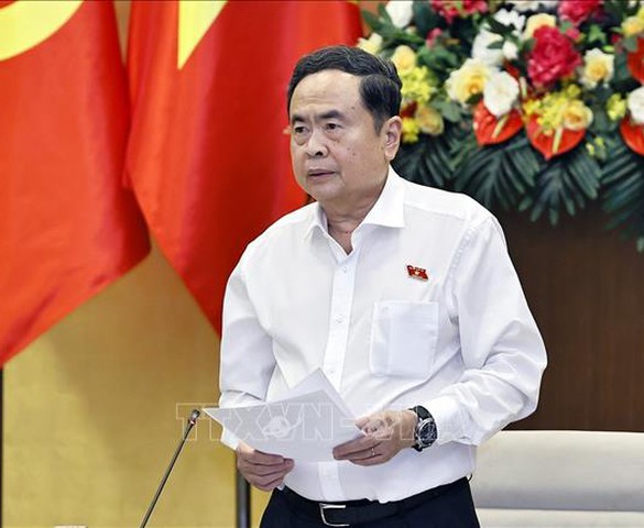 Chủ tịch Quốc hội Trần Thanh Mẫn: Tiếp tục thể hiện vai trò trung tâm trong thể chế hóa chủ trương của Đảng