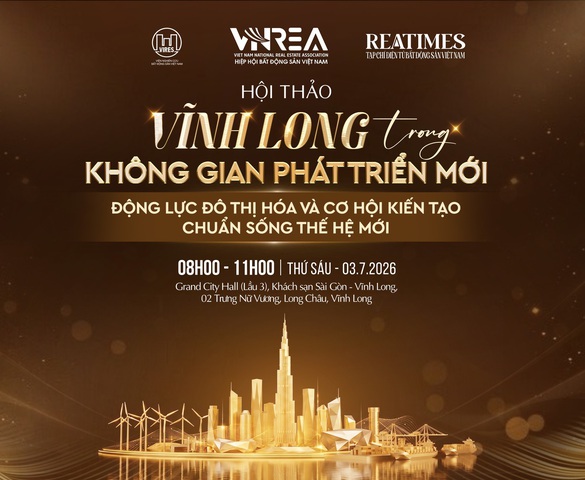 Ngày 3/7 diễn ra Hội thảo “Vĩnh Long trong không gian phát triển mới: Động lực đô thị hóa và cơ hội kiến tạo chuẩn sống thế hệ mới”