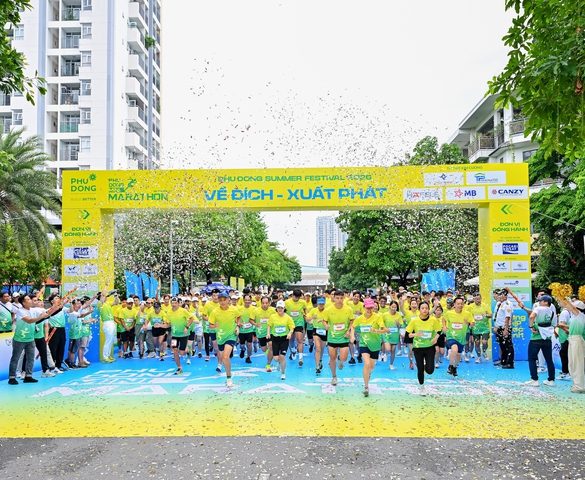 Hơn 2.000 người tham gia giải chạy Phú Đông MiNi Marathon- Season6: Lan tỏa sống xanh và kết nối cộng đồng