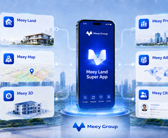 Meey Land Super App và bài toán niềm tin dữ liệu trong giao dịch bất động sản