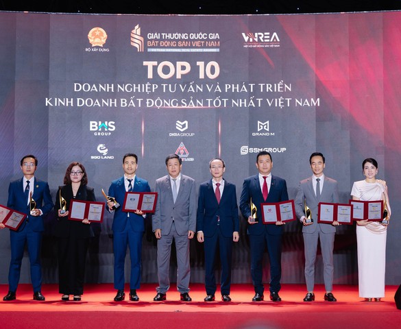 Vinh danh Top 10 doanh nghiệp tư vấn và phát triển kinh doanh bất động sản tốt nhất Việt Nam