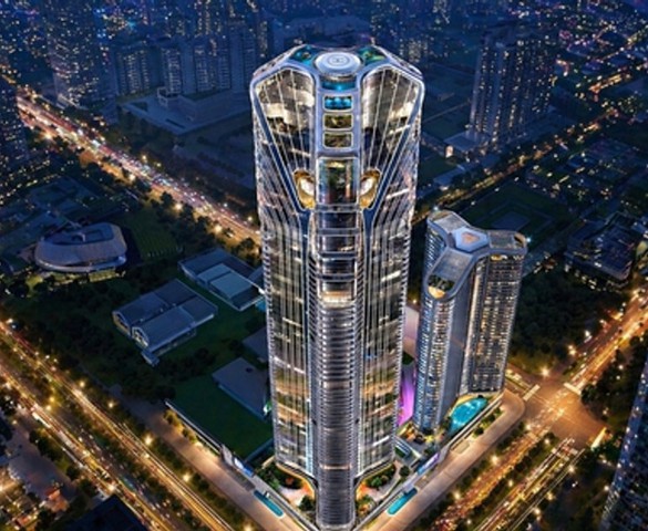 Việt Nam sắp có tòa tháp chọc trời 75 tầng với hình tượng 'song long' do kiến trúc sư nước ngoài thiết kế, được kỳ vọng trở thành 'nóc nhà' miền Bắc