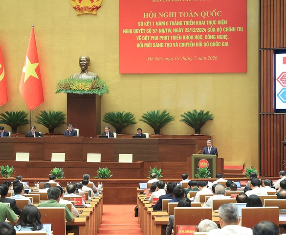Hội nghị toàn quốc sơ kết 1 năm 6 tháng triển khai thực hiện Nghị quyết số 57