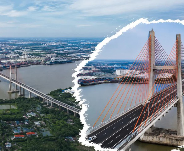 Việt Nam sở hữu siêu cầu dây văng lọt TOP nhiều nhịp nhất thế giới: 144 bó cáp giữ nhịp công trình hơn 3km vượt cửa sông, kết cấu khó thi công bậc nhất
