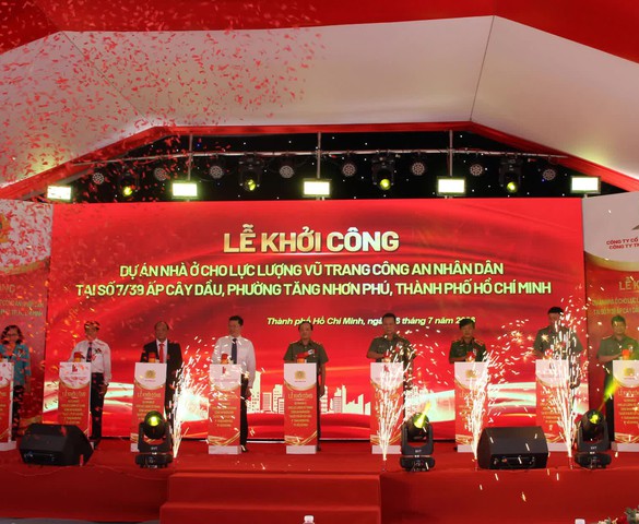 TP giàu nhất Việt Nam khởi công dự án nhà ở xã hội 30 tầng dành cho lực lượng công an nhân dân, vốn gần 1.100 tỷ