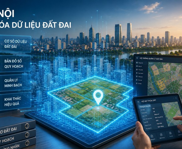 Hà Nội tăng tốc số hóa đất đai, toàn bộ dữ liệu phải hoàn thành trước ngày 25/8