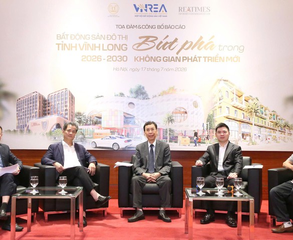 Tọa đàm và công bố báo cáo: “Bất động sản đô thị tỉnh Vĩnh Long 2026 - 2030: Bứt phá trong không gian phát triển mới”