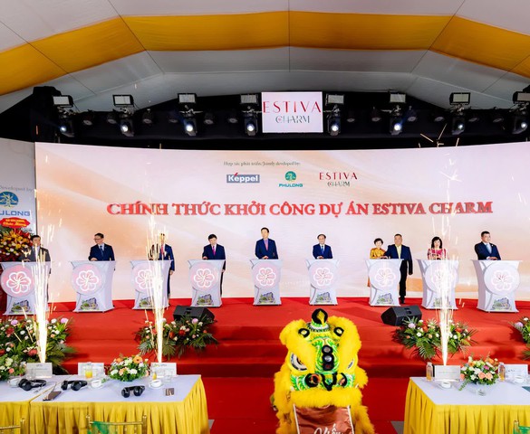 Phú Long và Keppel khởi công Estiva Charm, đánh dấu cộc mốc "Bắc tiến" đầu tiên
