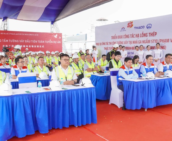 TP. Hồ Chí Minh: Thi công ga ngầm tuyến Metro Bến Thành - Tham Lương